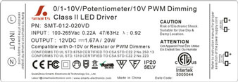 constant voltage 0-10v dimmable led driver