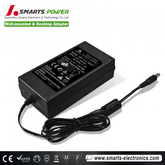 Adaptador de 12v 60w con transformador led regulable, regulable, tubo de luz led, controlador led de conmutación