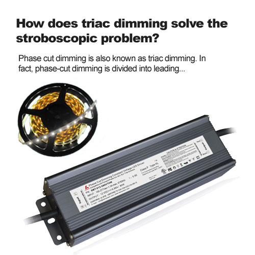 ¿Cómo resuelve la atenuación del triac el problema estroboscópico?