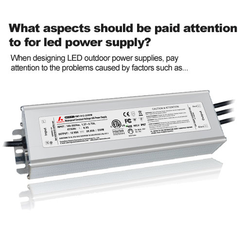 ¿A qué aspectos se debe prestar atención para la fuente de alimentación LED?