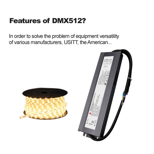 características de DMX512?

