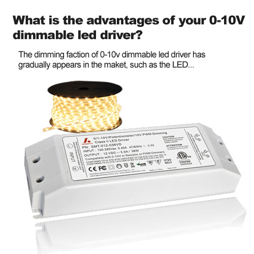 ¿Cuáles son las ventajas de su controlador led regulable 0-10V?