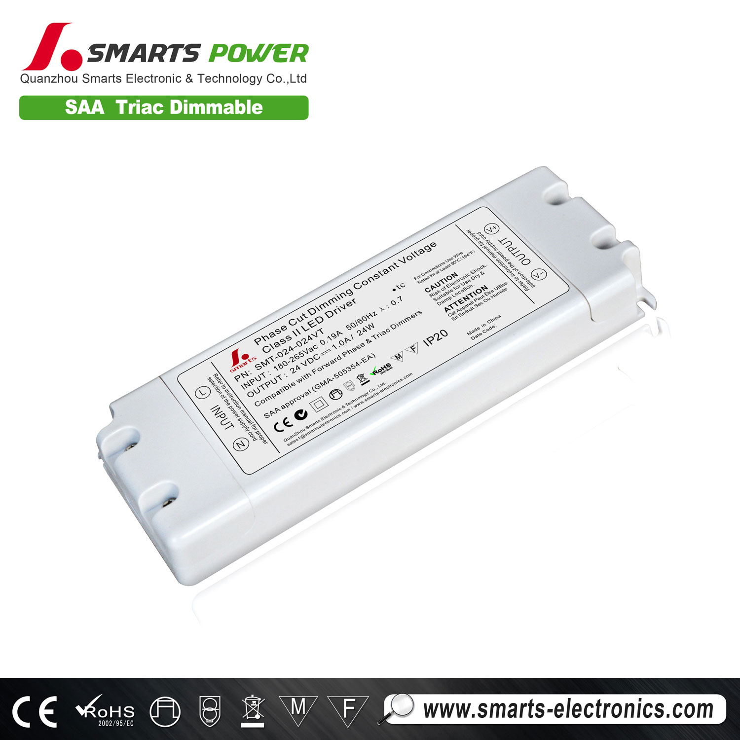 24W dimmable led driver