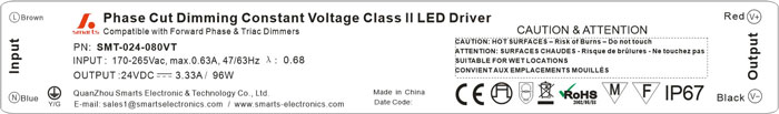 Triac dimmable constant voltage led power supply