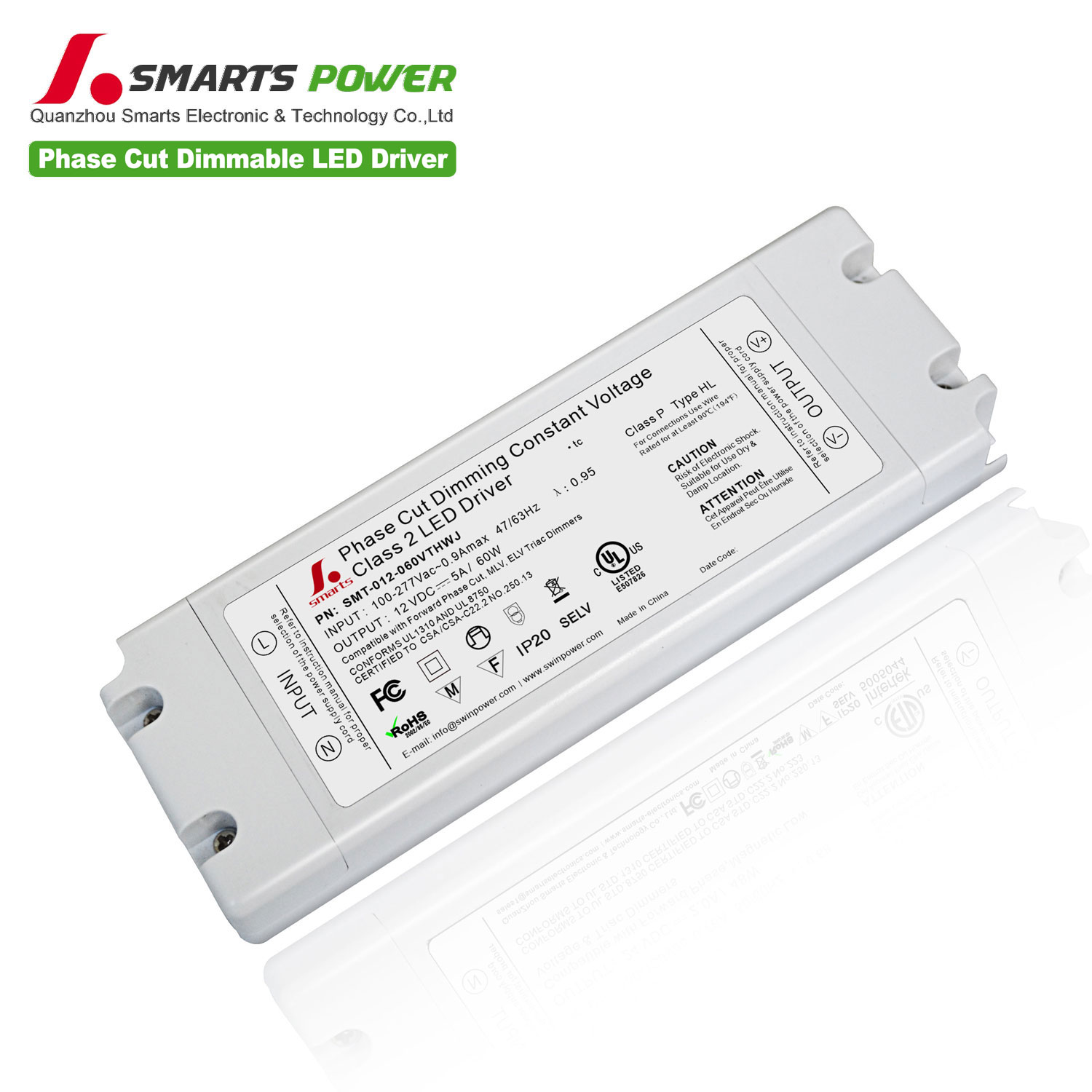 triac dimmable led driver 60w