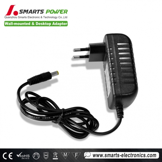 12v 6w adaptador de corriente de entrada 100 ~ 240v ac
