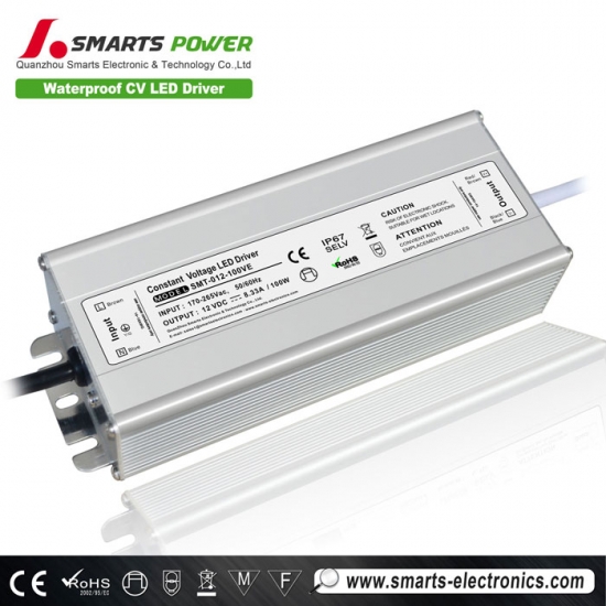  12V 100W Conductor LED impermeable LVD listado