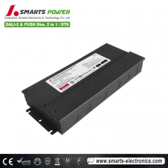 mejor Transformador de fuente de alimentación LED de voltaje constante de luz regulable DALI-2 DT8 200W 12v