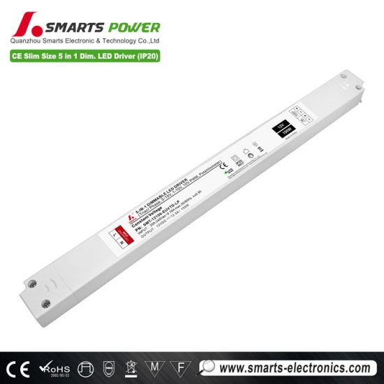 Fuente de alimentación de luz LED regulable CE 5 en 1 12v 150w