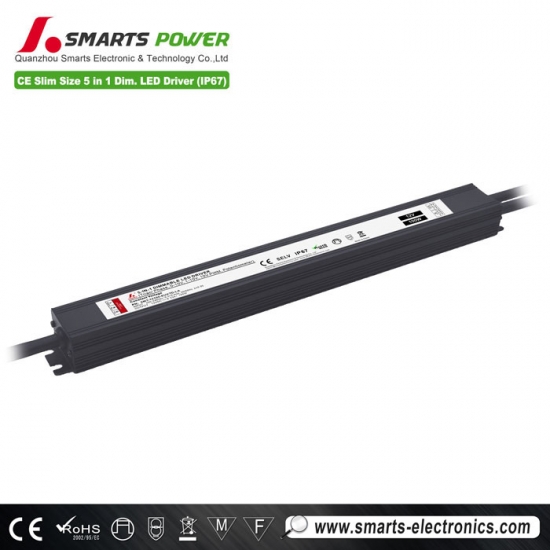 Controlador LED con atenuación PWM Triac/ELV/MLV 0-10 V IP67