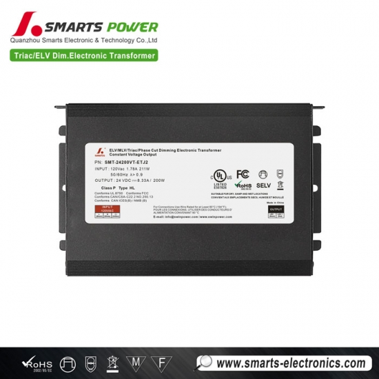 controlador led regulable 24V 200W