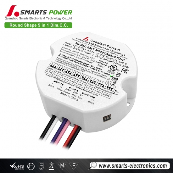 fuente de alimentación LED 300ma