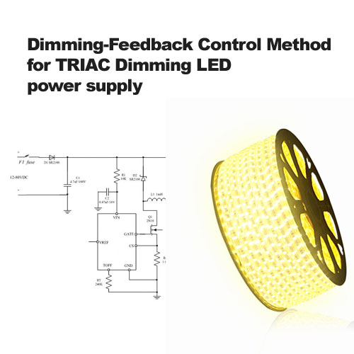 Método de control de atenuación de retroalimentación para la fuente de alimentación LED de atenuación triac