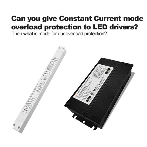puedes tu dar protección de sobrecarga en modo de corriente constante a led conductores?