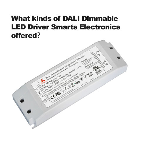 ¿Qué tipo de dali dimmable led driver smarts electronics ofrece?