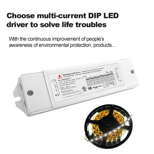 elija el controlador LED DIP multicorriente para resolver problemas de la vida