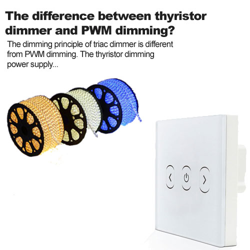 ¿La diferencia entre el atenuador de tiristor y la atenuación PWM?
        