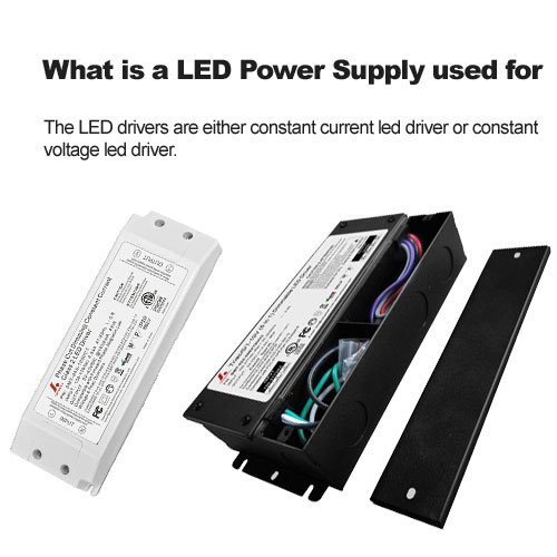 ¿Para qué se utiliza una fuente de alimentación LED?