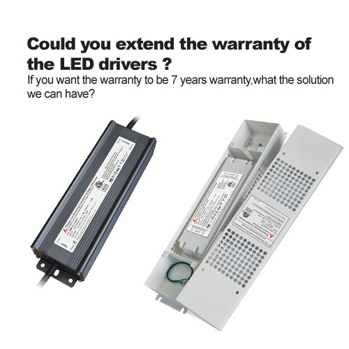 Podría extender la garantía de los conductores del LED ? 