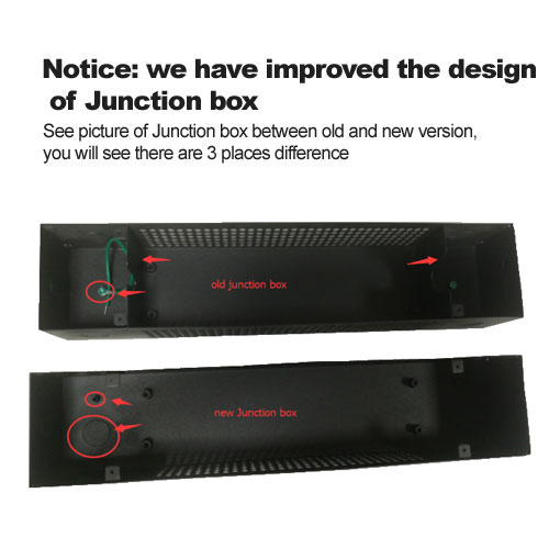 aviso: hemos mejorado el diseño de la caja de conexiones