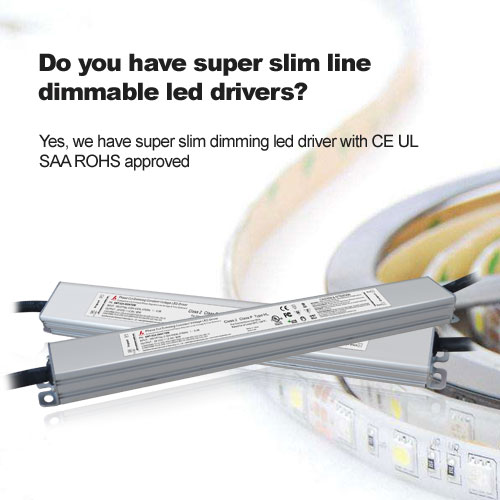 ¿Tienes una línea súper delgada regulable LED CONDUCTORES? 