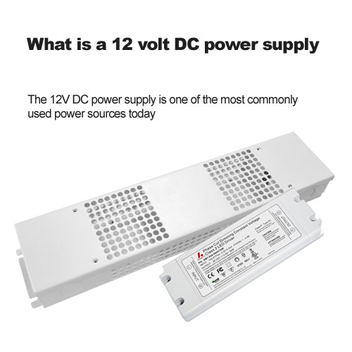 ¿Qué es un potencia DC de 12 voltios suministro? 