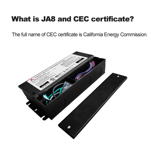  Qué es JA8 y CEC certificado? 