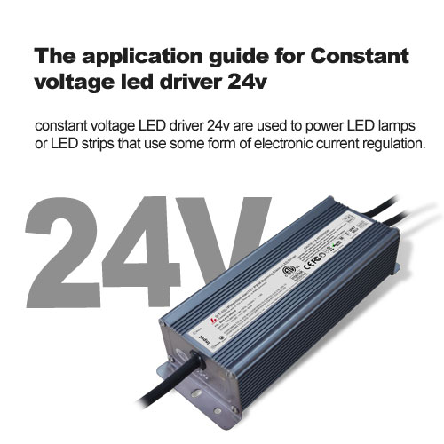la guía de aplicación para controlador led de voltaje constante 24v