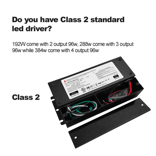 ¿Tienes la clase 2 estándar LED CONDUCTOR? 
