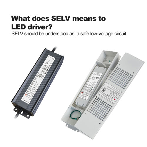 ¿Qué SELV significa para el conductor del LED? 