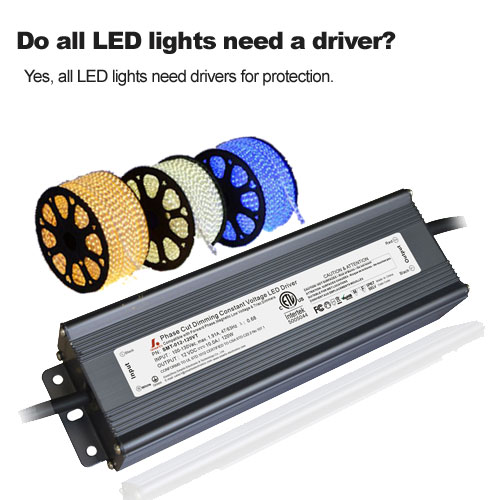¿Todas las luces LED necesitan un controlador?