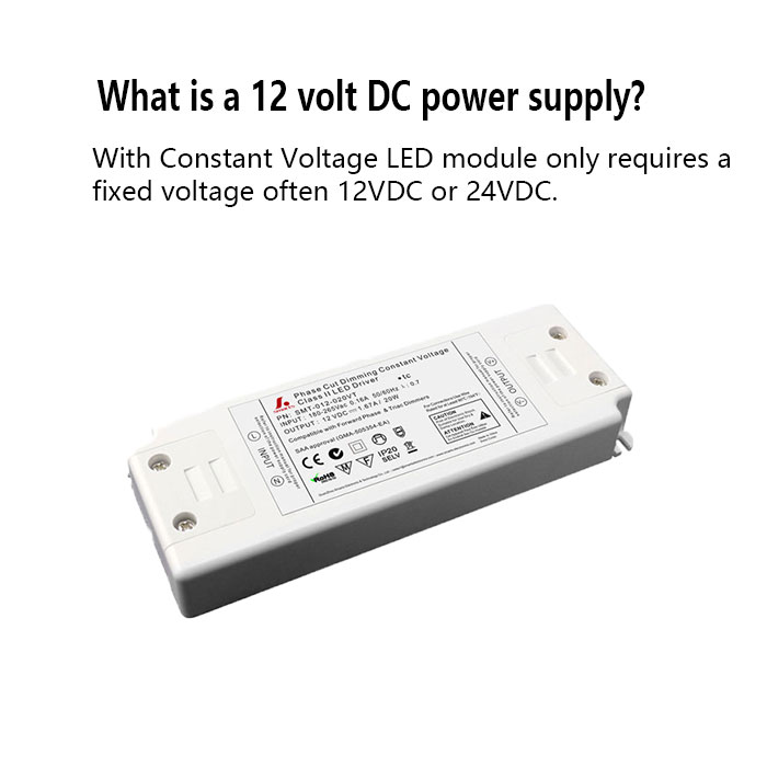 ¿Qué es una fuente de alimentación de 12 voltios CC?