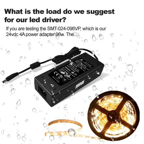 ¿Cuál es la carga que sugerimos para nuestro conductor LED? 