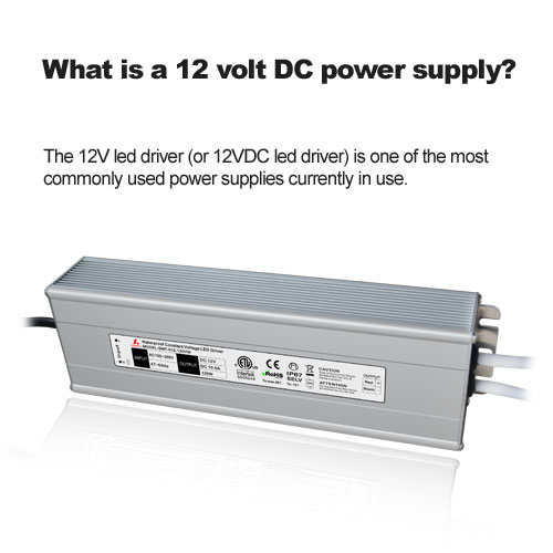 ¿Qué es una fuente de alimentación de 12 voltios dc?