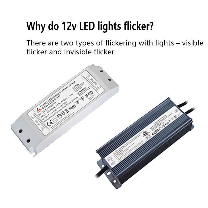 ¿Por qué parpadean las luces LED de 12 V?