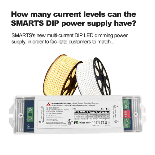 ¿Cuántos niveles de corriente puede tener la fuente de alimentación SMARTS DIP?