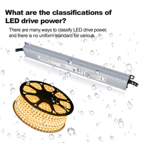 ¿Cuáles son las clasificaciones de potencia de impulsión LED?