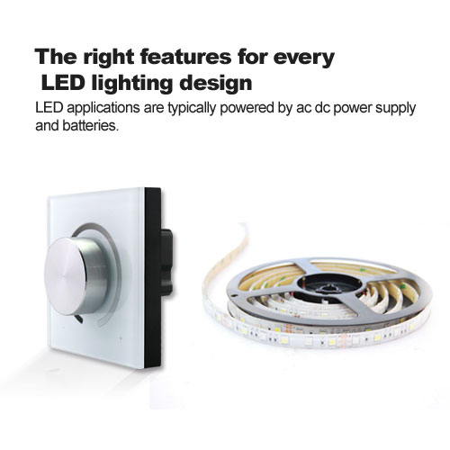 Las características adecuadas para cada diseño de iluminación LED
