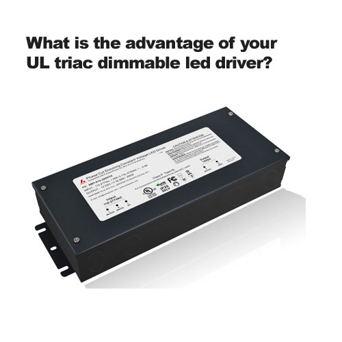 ¿Cuál es la ventaja de su controlador led regulable ul triac?