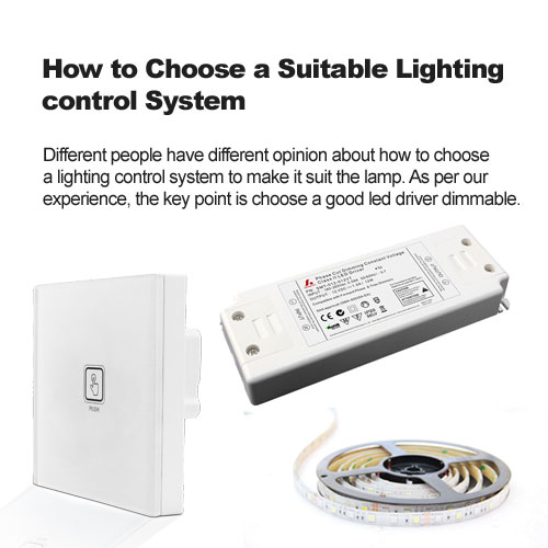 Cómo elegir un sistema de control de iluminación adecuado.
